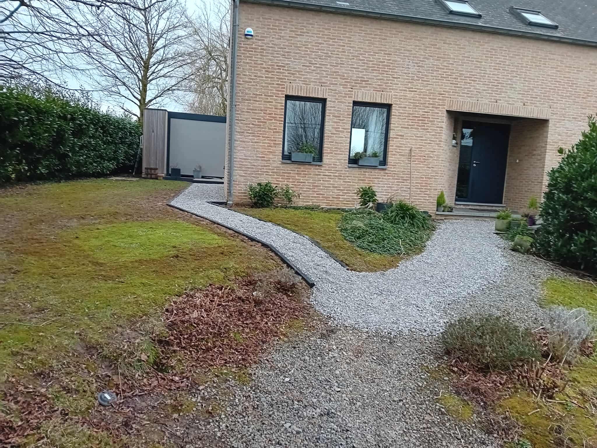 Aménagement d’une allée extérieure